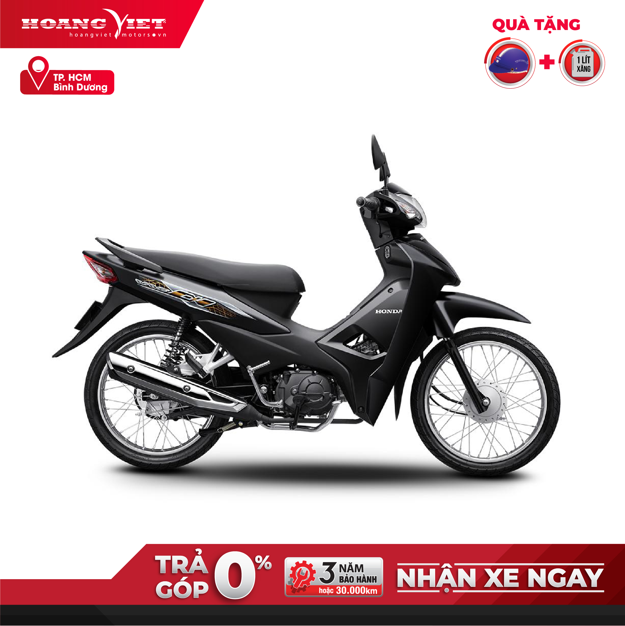 Xe Máy Honda Wave Alpha 2024 Phiên Bản Đặc Biệt