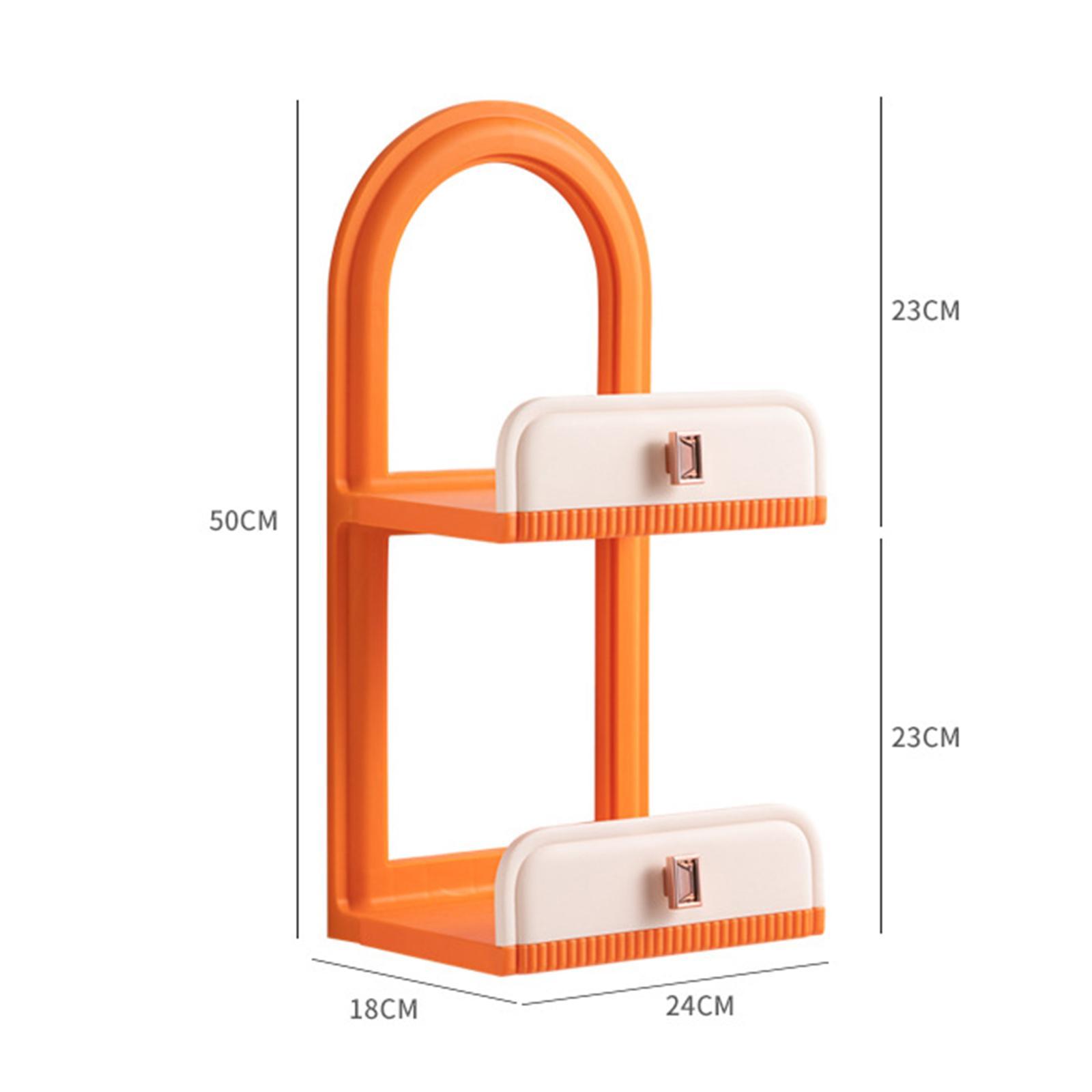 Cosmetic Holder Storage Shelf Makeup Display Rack for Kitchen Cupboard