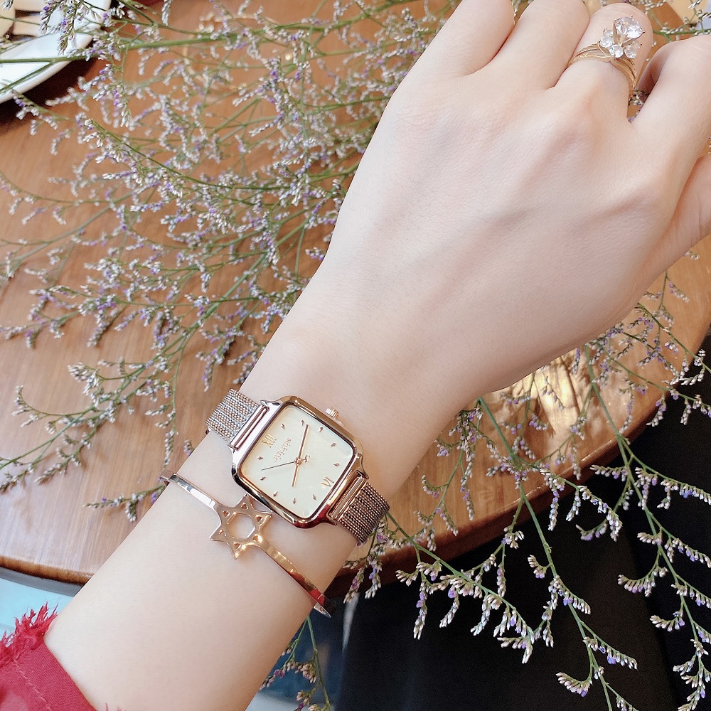 Đồng Hồ Nữ Julius Hàn Quốc JA-1264 Dây Thép Thanh Lịch
