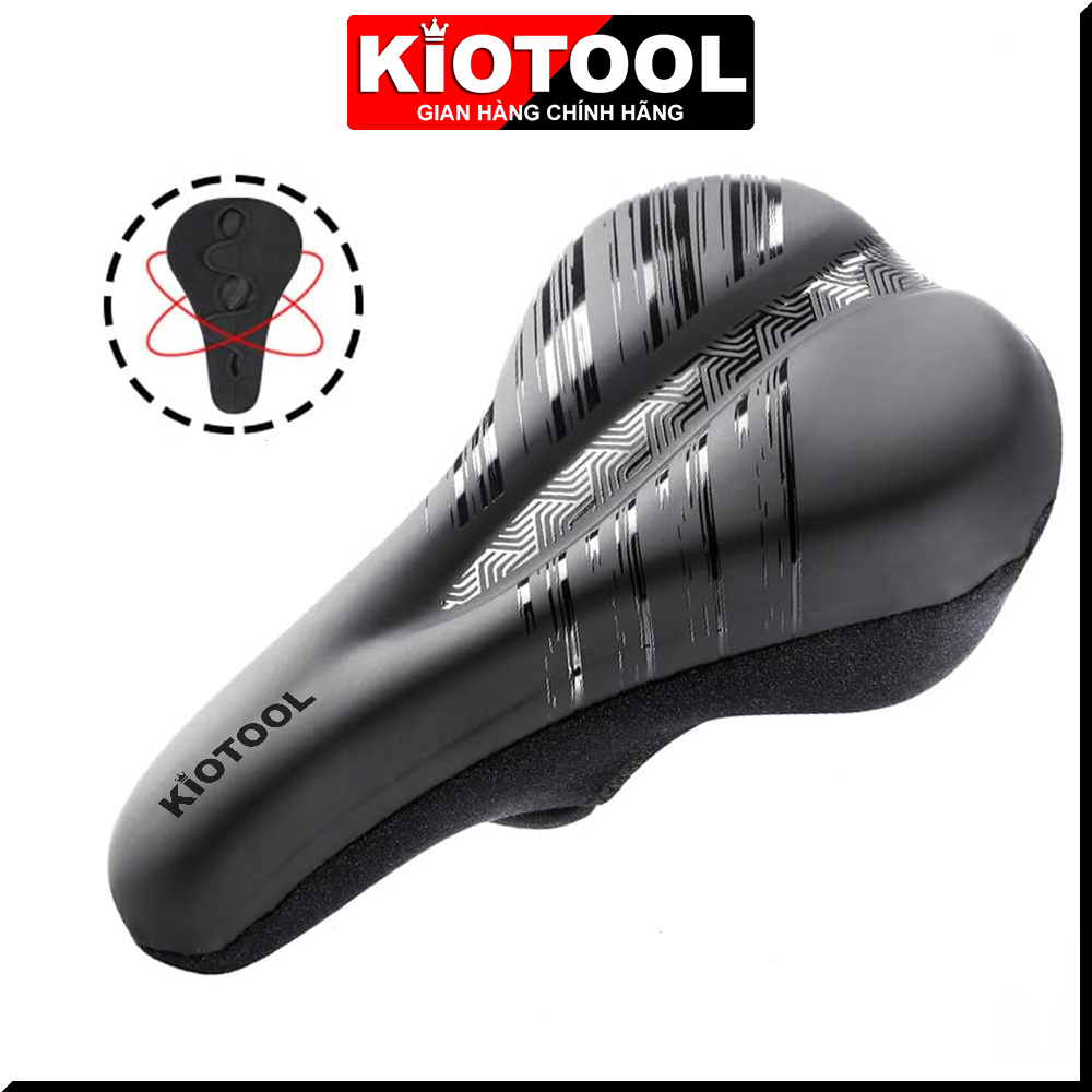 Vỏ bọc yên xe đạp KIotool Gel silicone mềm mại dày chống trượt