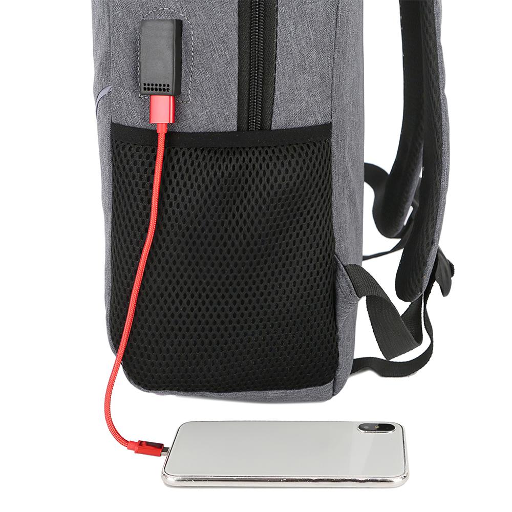 Ba Lô Laptop Nam Túi 14 Inch Công Việc Văn Phòng Dung Lượng Lớn Chất Liệu Vải Oxford Sạc USB Laptop Túi Đeo Vai
