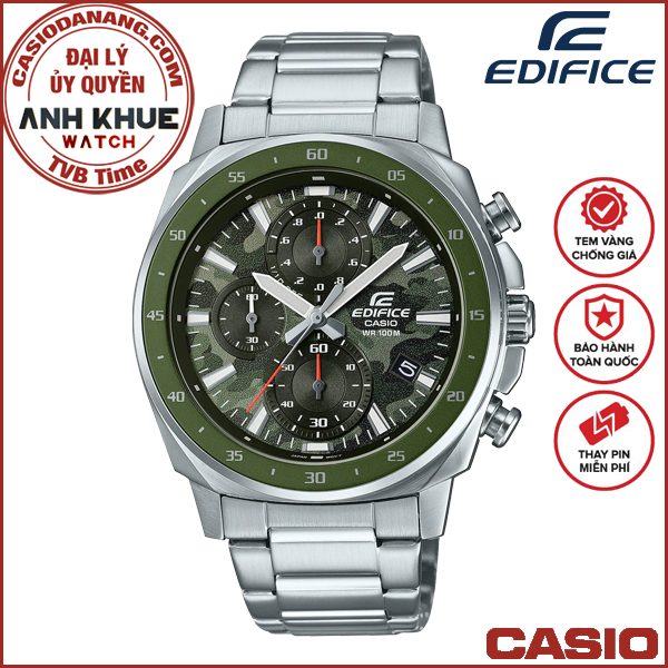 Đồng hồ nam dây kim loại Casio Edifice chính hãng EFV-600D-3CVUDF (43mm)