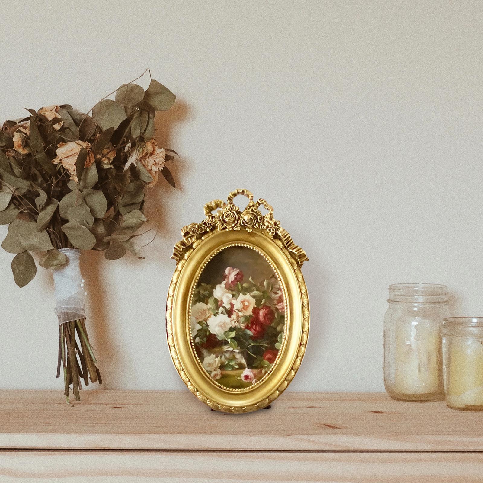 Vintage Picture Frame Photo Random Resin Photo Frame for Living Room Desktop