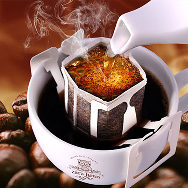 Cà phê túi lọc Arabica Cầu Đất (2 hộp x 10 gói)