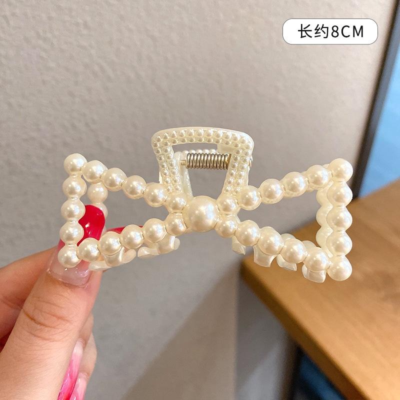 Kẹp tóc đính ngọc trai giả thanh lịch thời trang dành cho nữ
