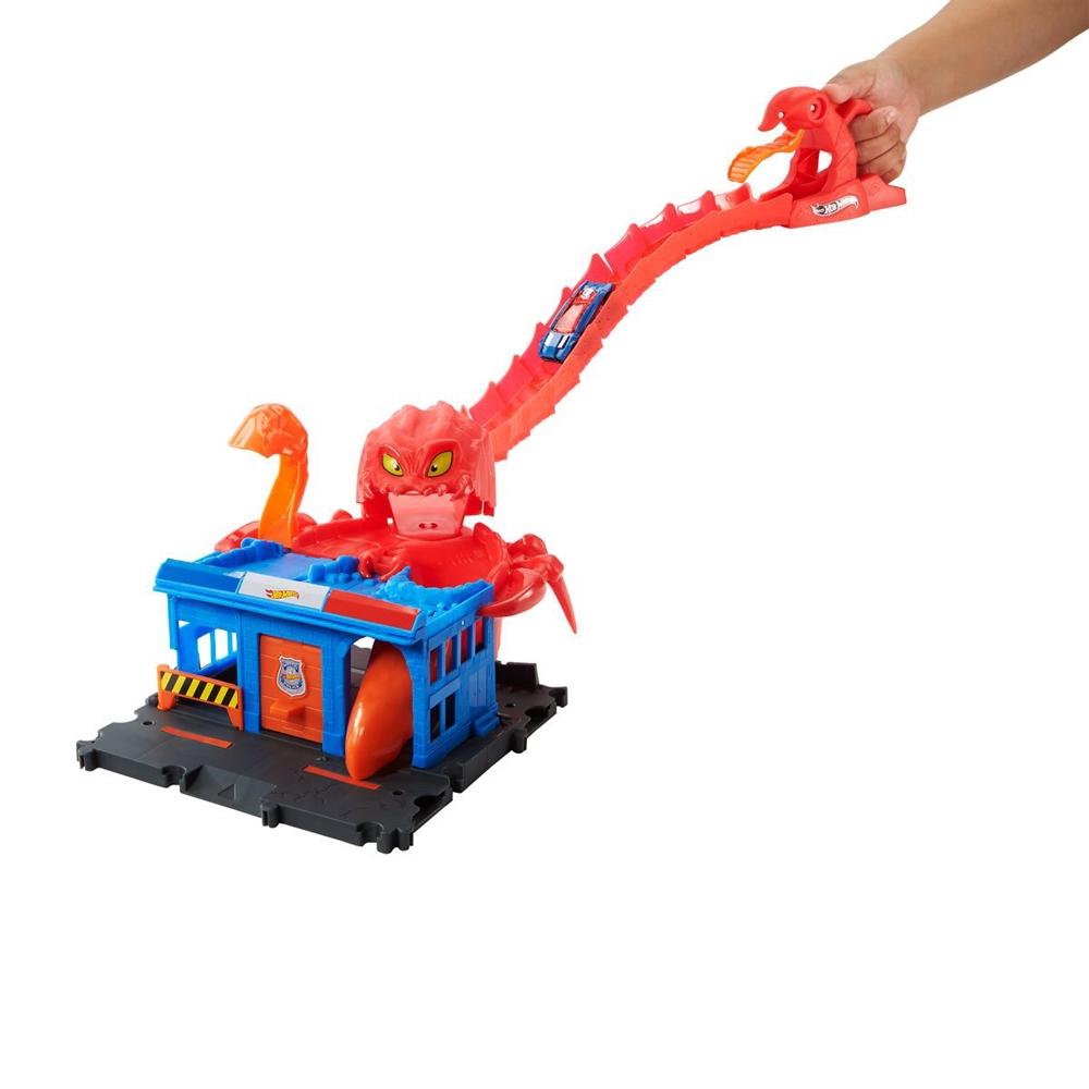 Đồ Chơi Mô Hinh Bò Cạp Độc Dược Hot Wheels City Scorpion Flex Attack - Hot Wheels HDR32/HDR29