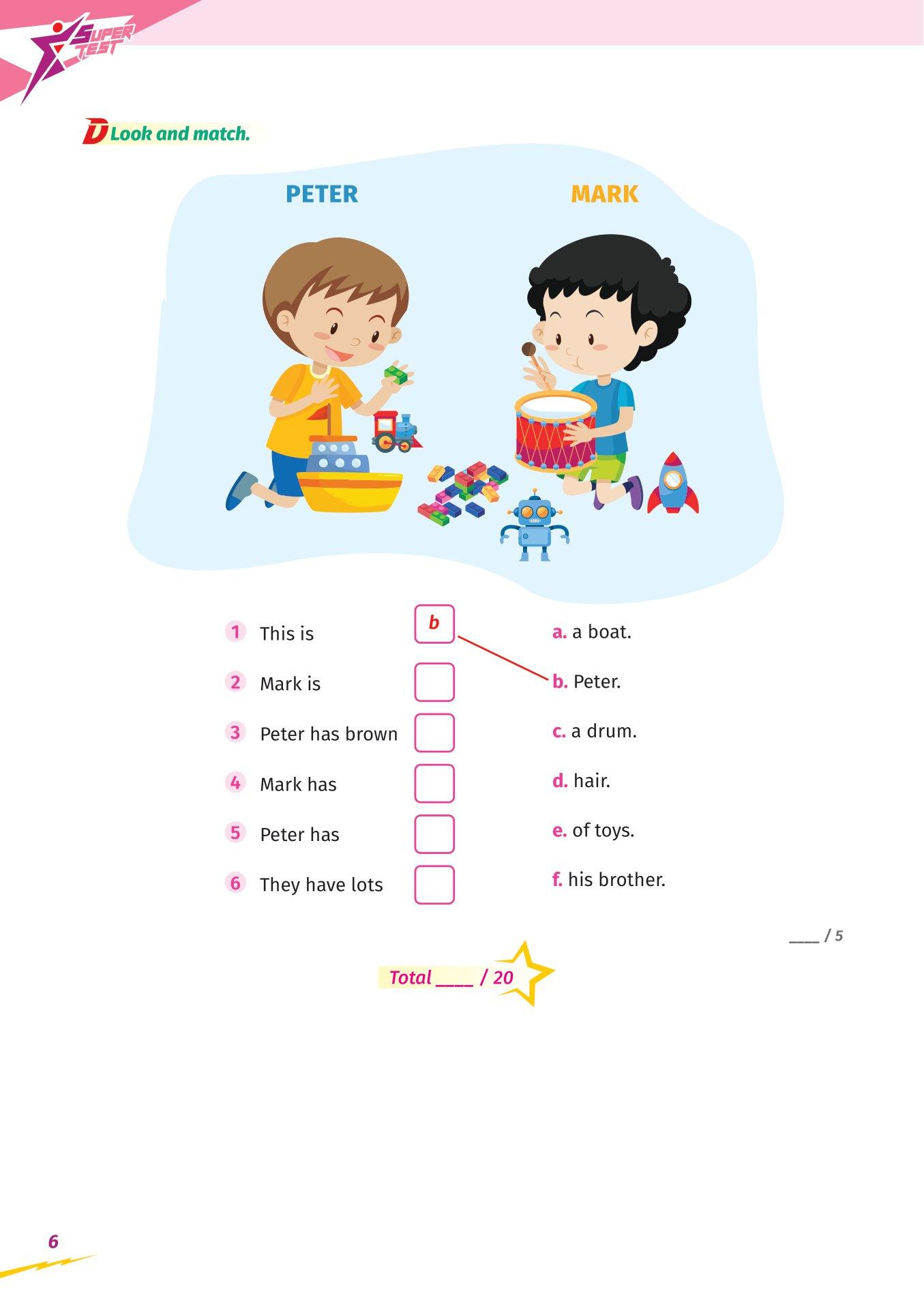 Super Test - Đề Kiểm Tra Nhanh Tiếng Anh Cho Học Sinh Lớp 3