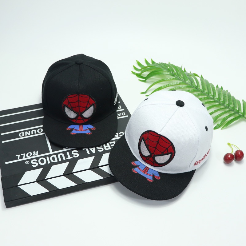 Mũ hiphop mũ snapback siêu nhân người nhện cho bé mũ bóng chày trẻ em