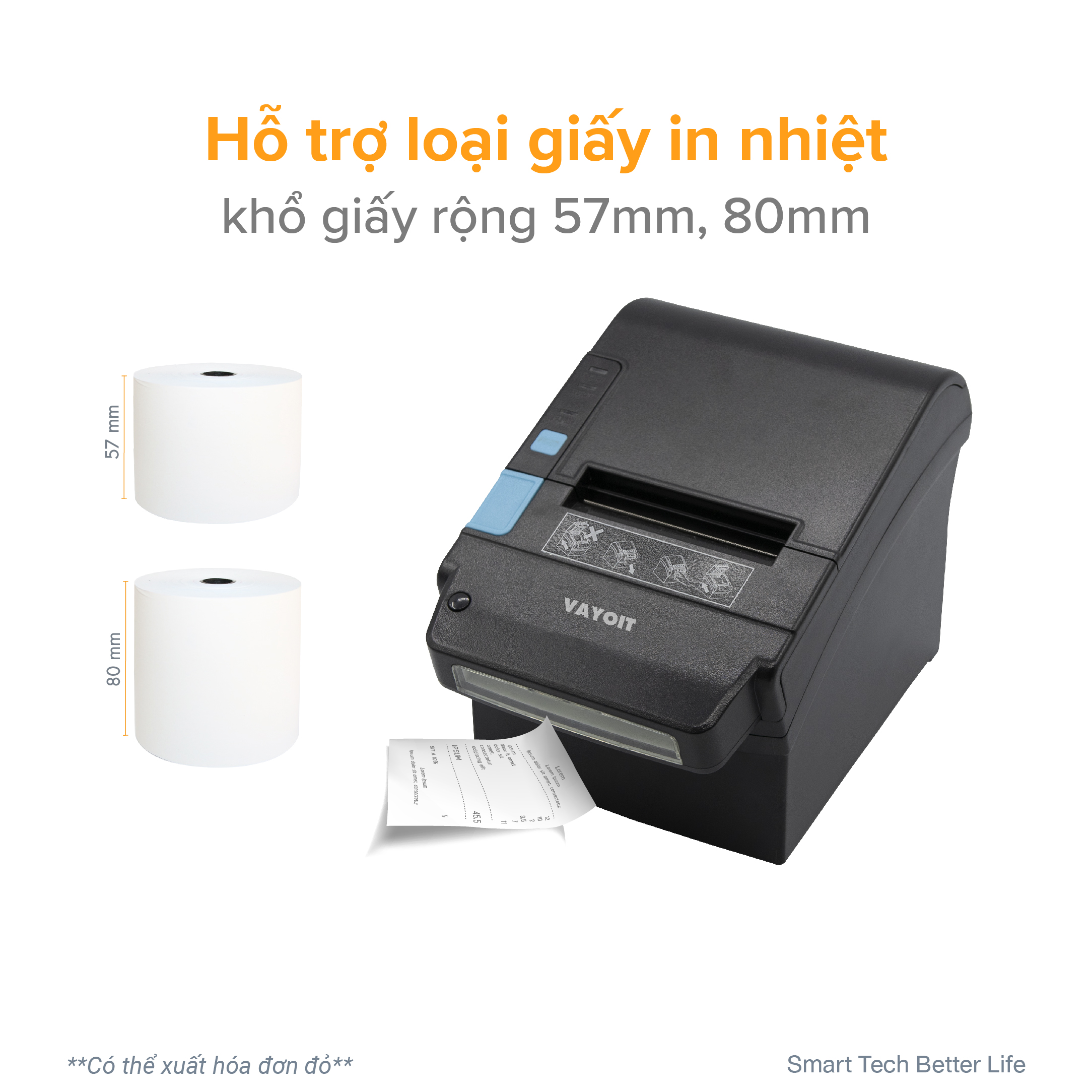 Máy in hoá đơn 3 trong 1 Vprint - VAYO