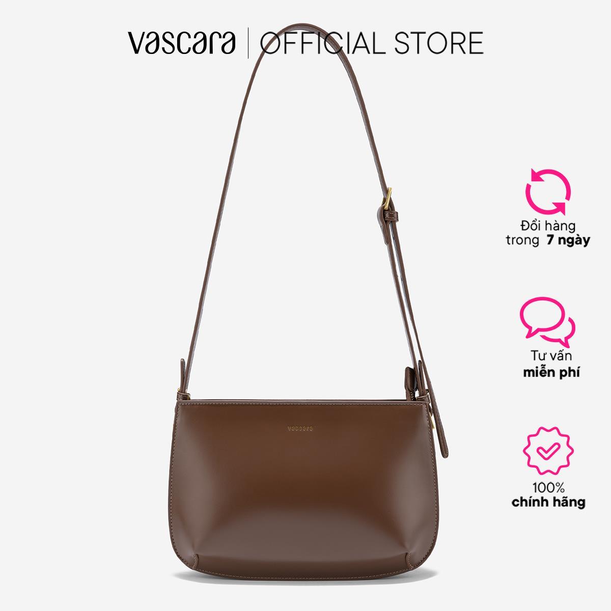 Vascara Túi Đeo Vai Ngăn Đôi Minimalism - CLU 0128