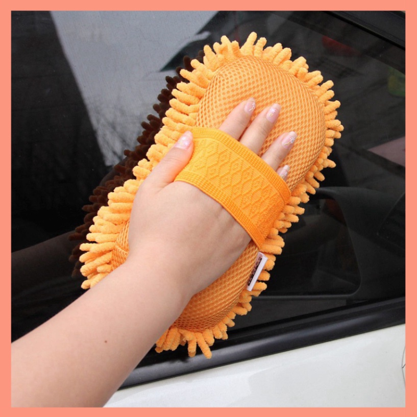 Miếng san hô rửa xe Microfiber siêu mịn tiện dụng