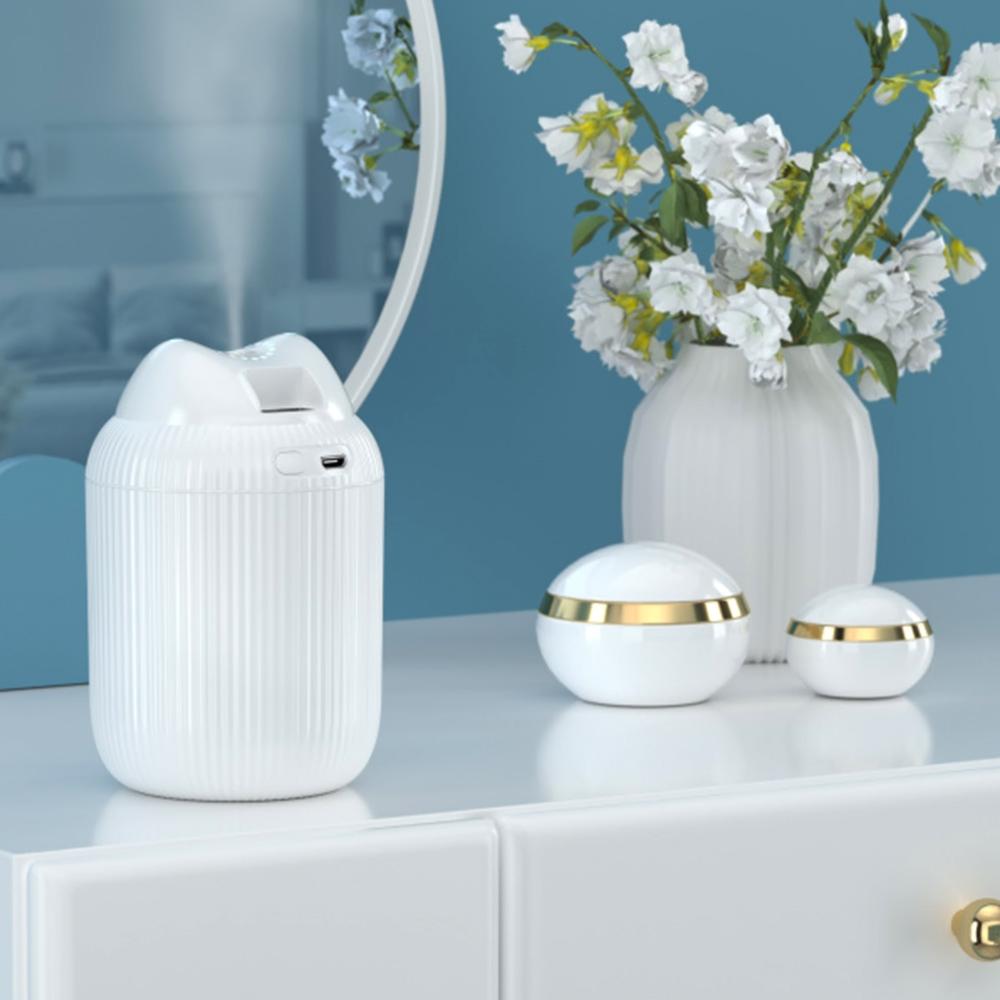 Mini Humidifier Cool Mist Portable Cat Air humidifier Ultra-Quiet Operation 220ml USB with 7 Color LED Night for Bedroom