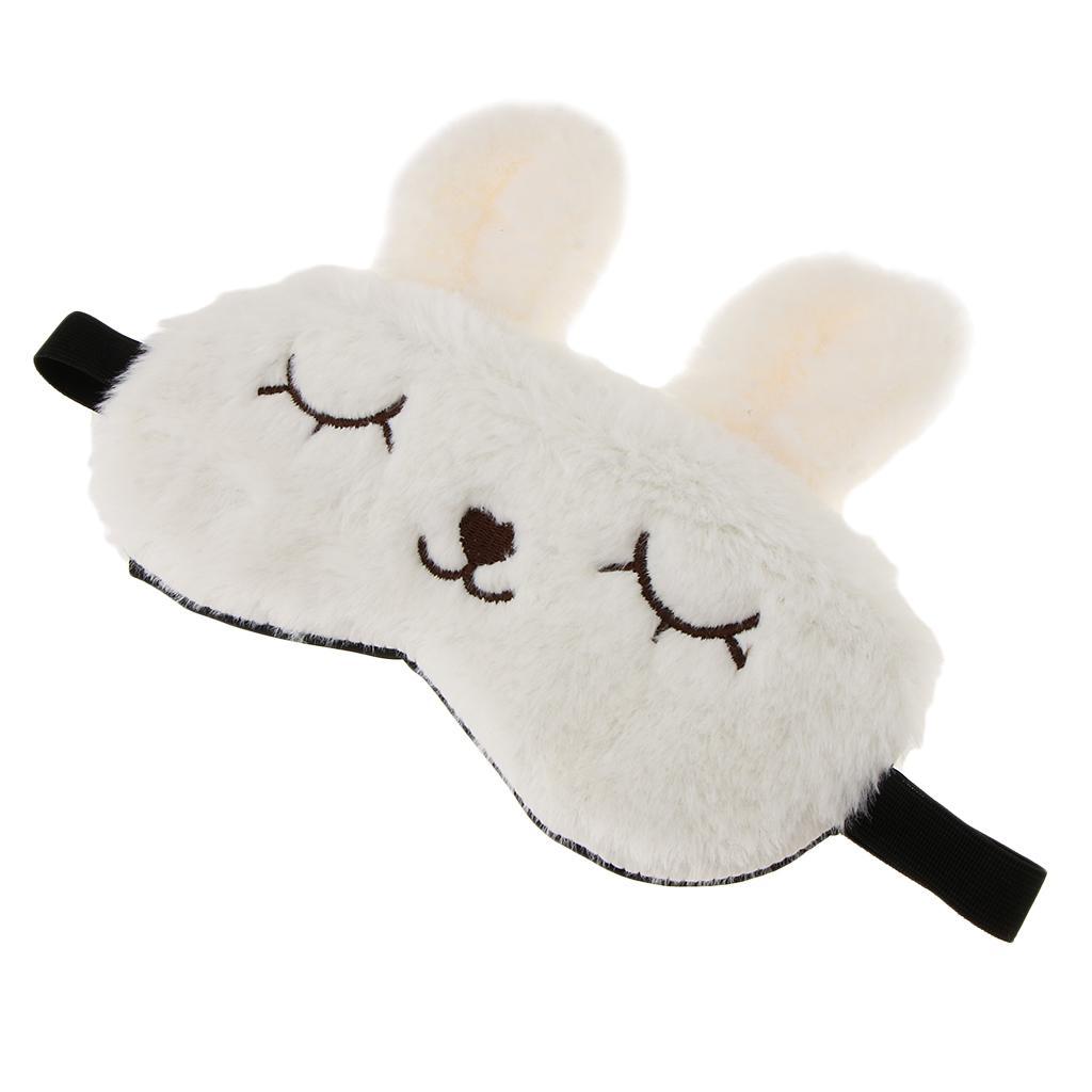 Kids Adults Rabbit Sleep Eye Shade Cover Blindfold