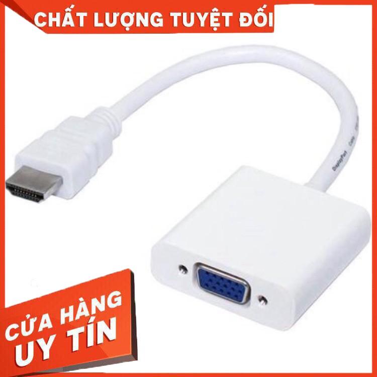 Cáp chuyển đổi HDMI TO VGA. Độ phân giải: 800x600, 1024x768, 1600x900, 1920x1080...