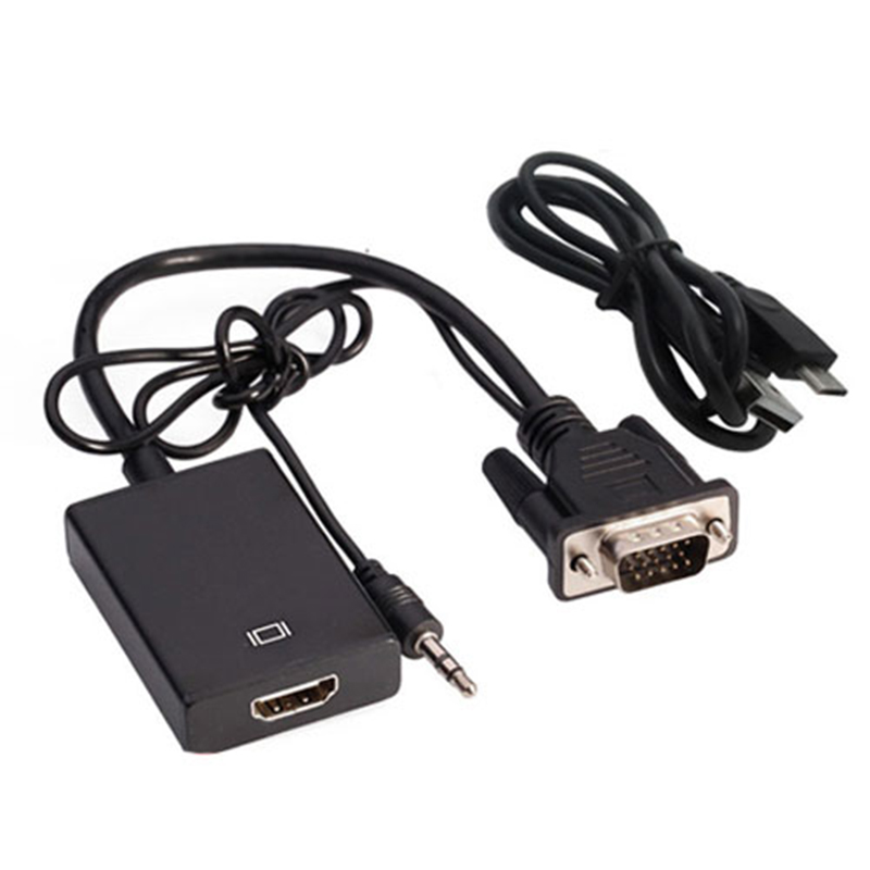 Bộ chuyển VGA to HDMI (Có Adapter)