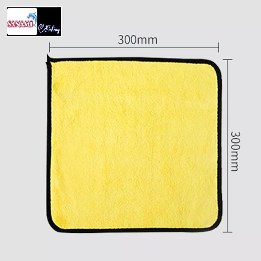 Khăn Lau Đa Năng Microfiber 2 Mặt Siêu Thấm Cực Dày Không Đổ Lông Chuyên Dụng Cho Ô Tô Xe Hơi Câu Cá SPK-29