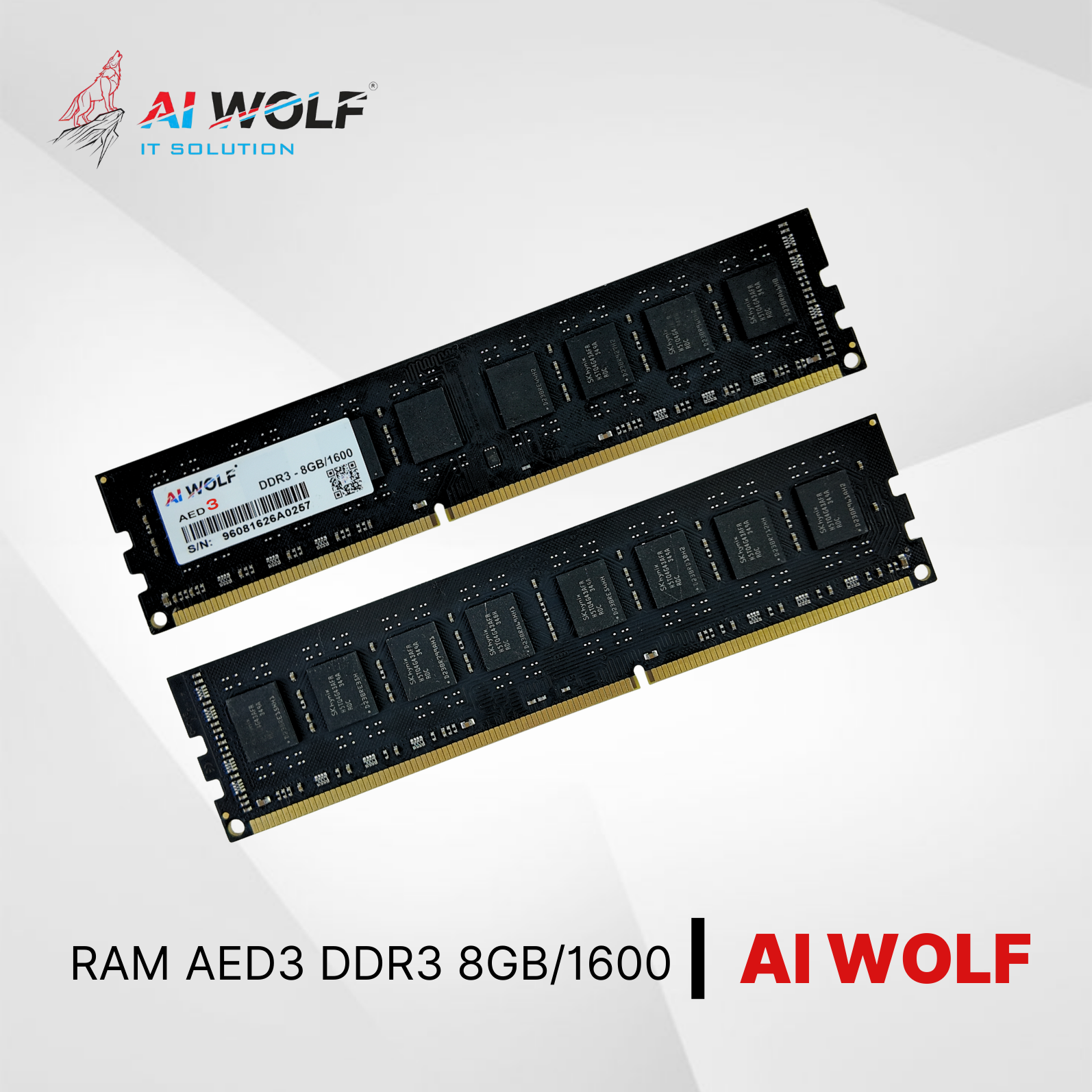 Bộ nhớ RAM PC AIWOLF AED3 DDR3 8GB/1600 – Hàng Chính Hãng