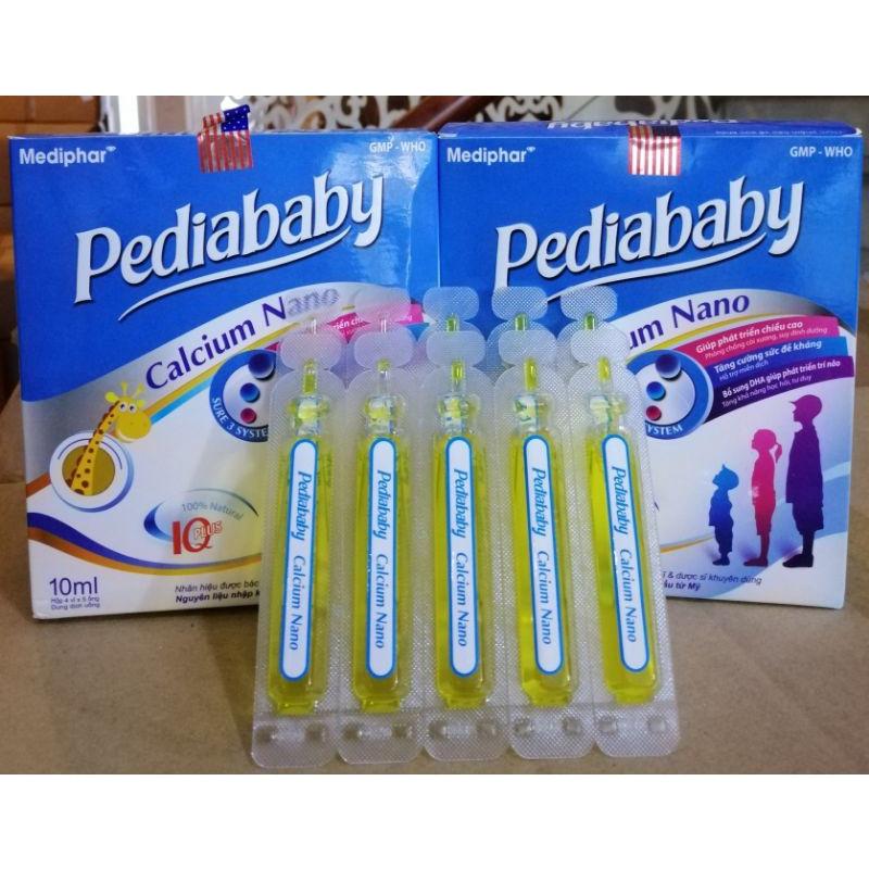 Pediababy calcium nano bổ sung canxi, phát triển chiều cao, chống còi xương suy dinh dưỡng