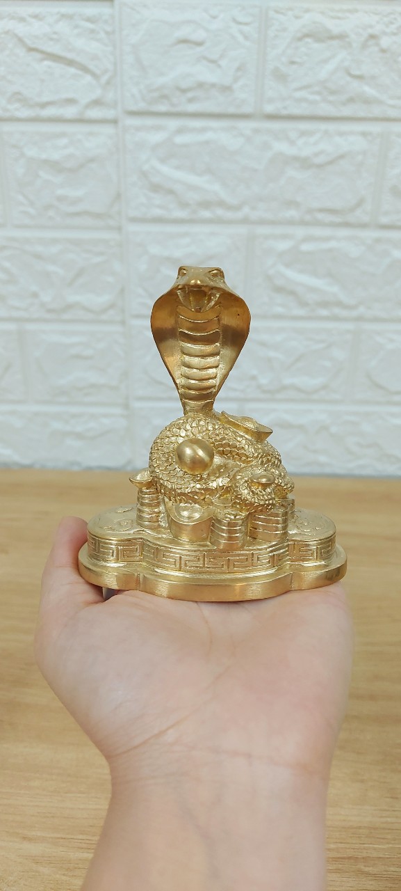 Tượng Rắn Phong Thủy Bằng Đồng