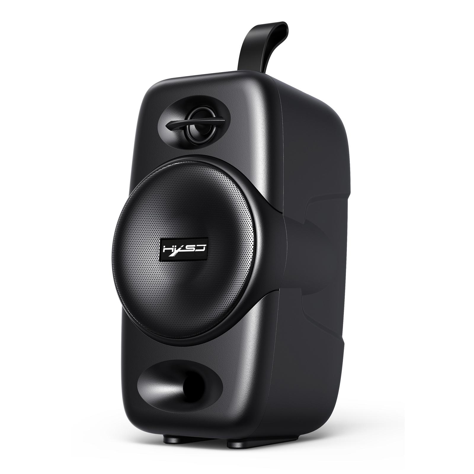 HXSJ Q8 Desktop Wireless Bluetooth 5.0 Speaker Portable Outdoor Sound Box TWS Connection TF Card U Disk AUX IN Music