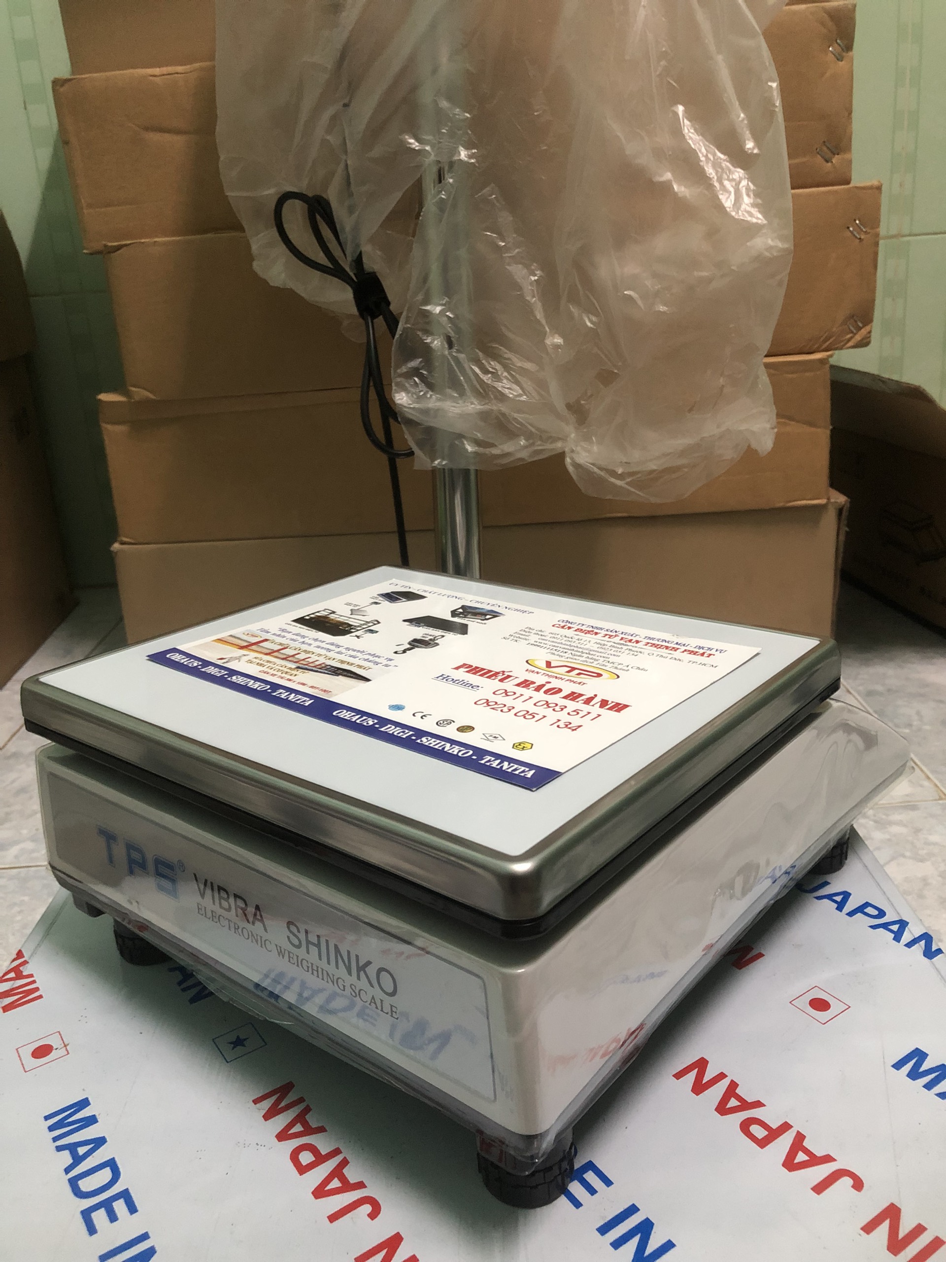 Cân Điện Tử VIBRA TPS 30 kg Nhật Bản