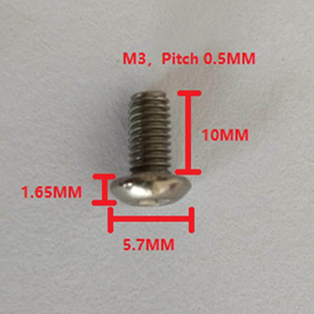 20pcs/lot M3 Titanium Allen Screws M3 x10mm/12mm