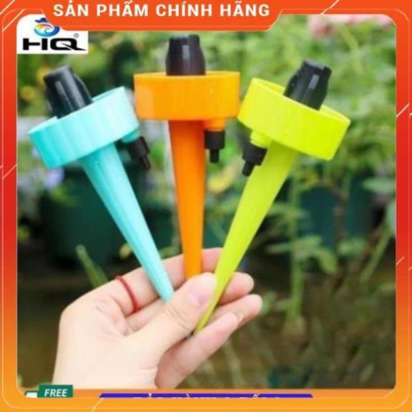 Set 12 que cắm tưới cây nhỏ giọt (gắn chai coca, pepsi, dễ dàng điều chỉnh lượng nước tưới cây cảnh) 208801-2