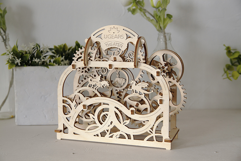 Mô hình Gỗ Cơ Khí - Ugears Theater - Sân khấu kịch, sản phẩm chính hãng Ugears, nhập khẩu nguyên bộ từ EU, mô hình lắp ráp 3D, DYI