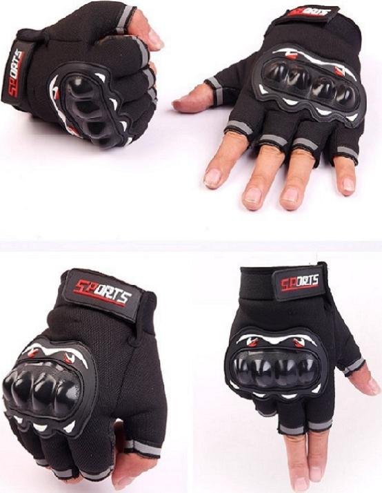 Găng Tay Sports phươt, tập gym, thể thao đa năng Dành Cho Phượt Thủ (Hở Ngón)