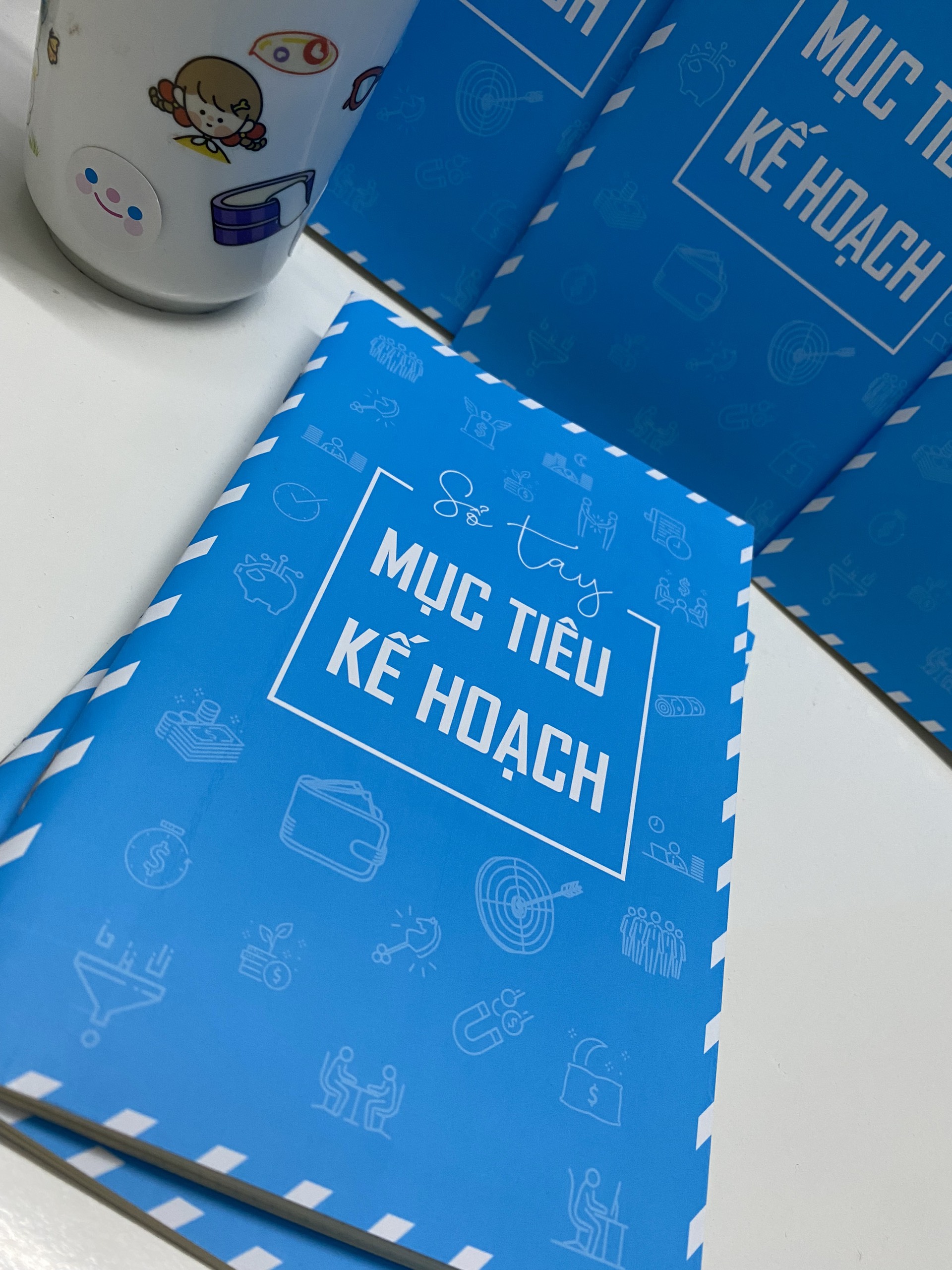 Sổ Tay Planner - Ghi Chép MỤC TIÊU - KẾ HOẠCH - Tổng Hợp Tháng + Tuần + Ngày - 60 Trang, Bìa Mềm