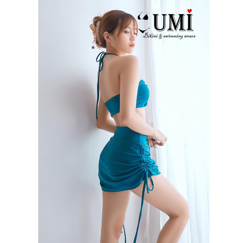 BIKINI 2 MẢNH VÁY NHIỀU MÀU MỚI BIKINI UMI