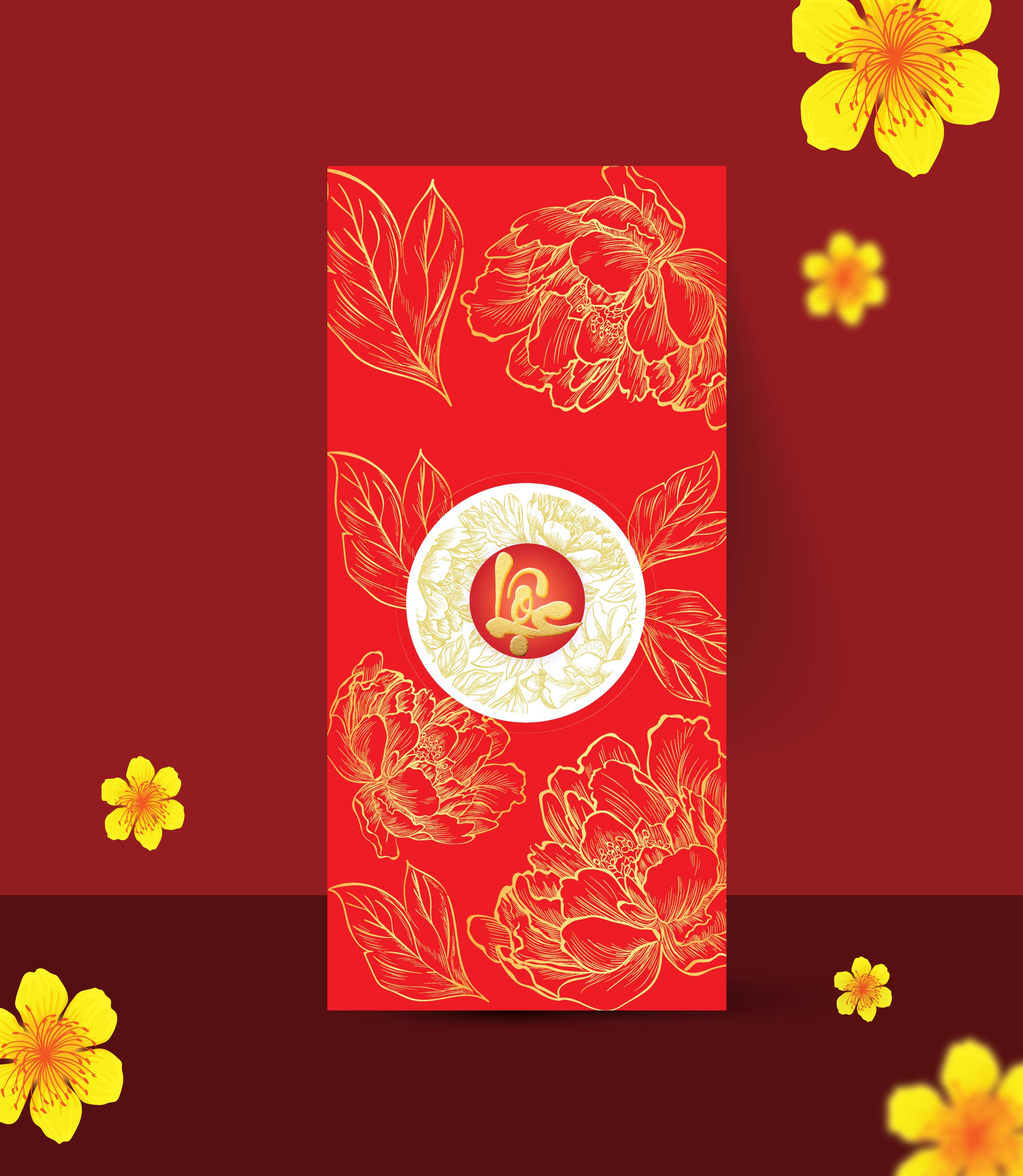 Xấp 100 bao lì xì mẫu chọn mẫu trong hình