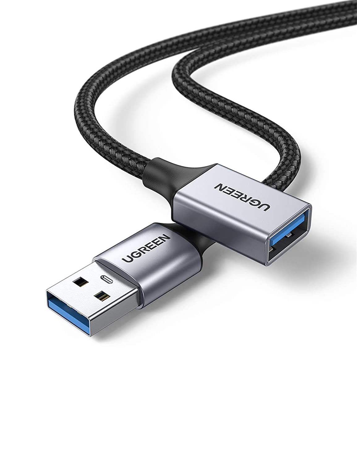 Cáp nối dài USB 3.0 dây bện độ dài từ 0.5-2m UGREEN US115 - Chính hãng