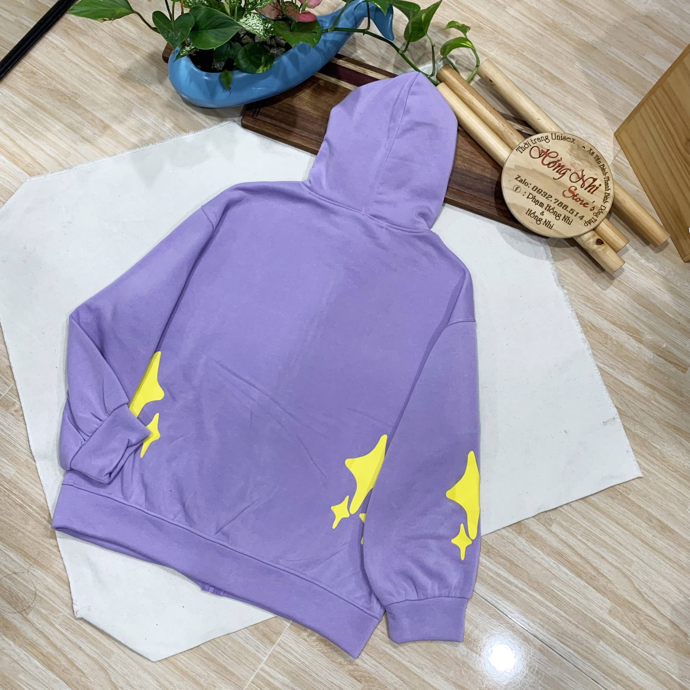 Áo Khoác Hoodie Zip Nỉ A11S Tay Phồng Dây Kéo Dáng Rộng Nam Nữ Oversize Ulzzang Unisex - MM