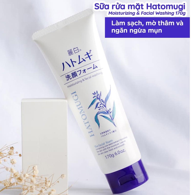 Sữa rửa mặt Hatomugi hạt ý dĩ