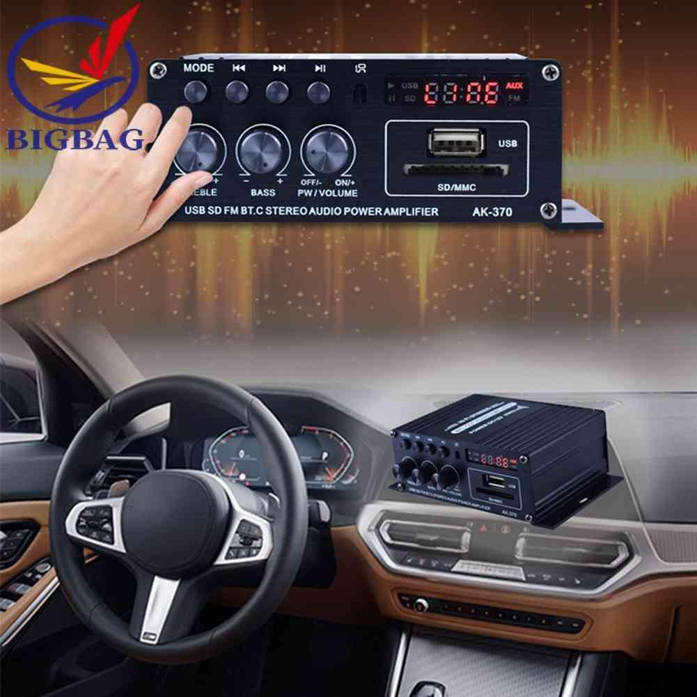 Bộ Khuếch Đại Âm Thanh Kỹ Thuật Số Bluetooth AK-370 HIFI Kênh 2.0 12V