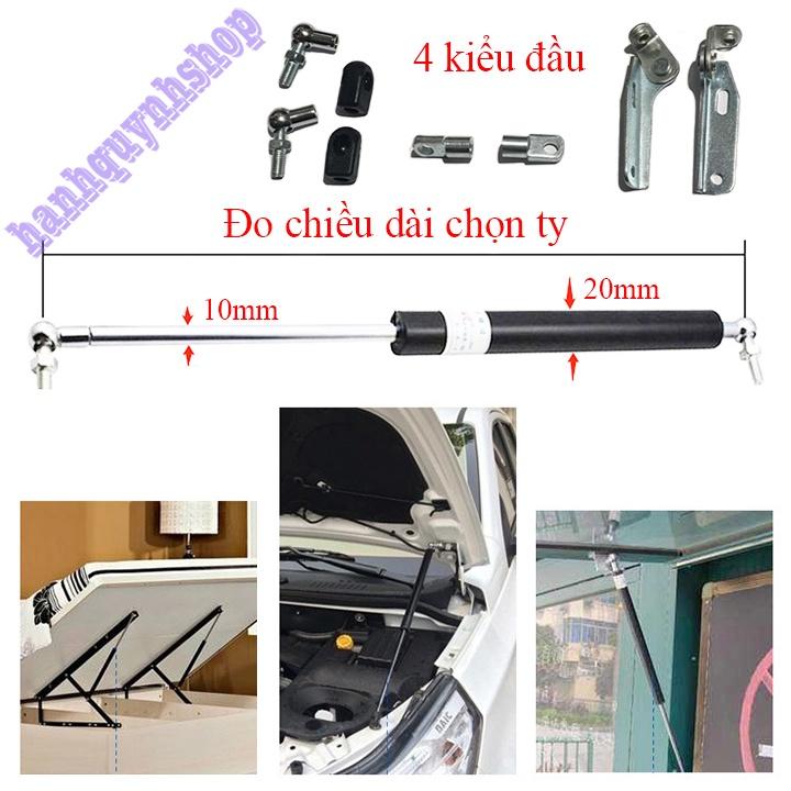 Ty Thủy Lực Chống Cốp Nắp Capo Ô Tô, Ty Chống Cửa 500N Dài 20–62cm