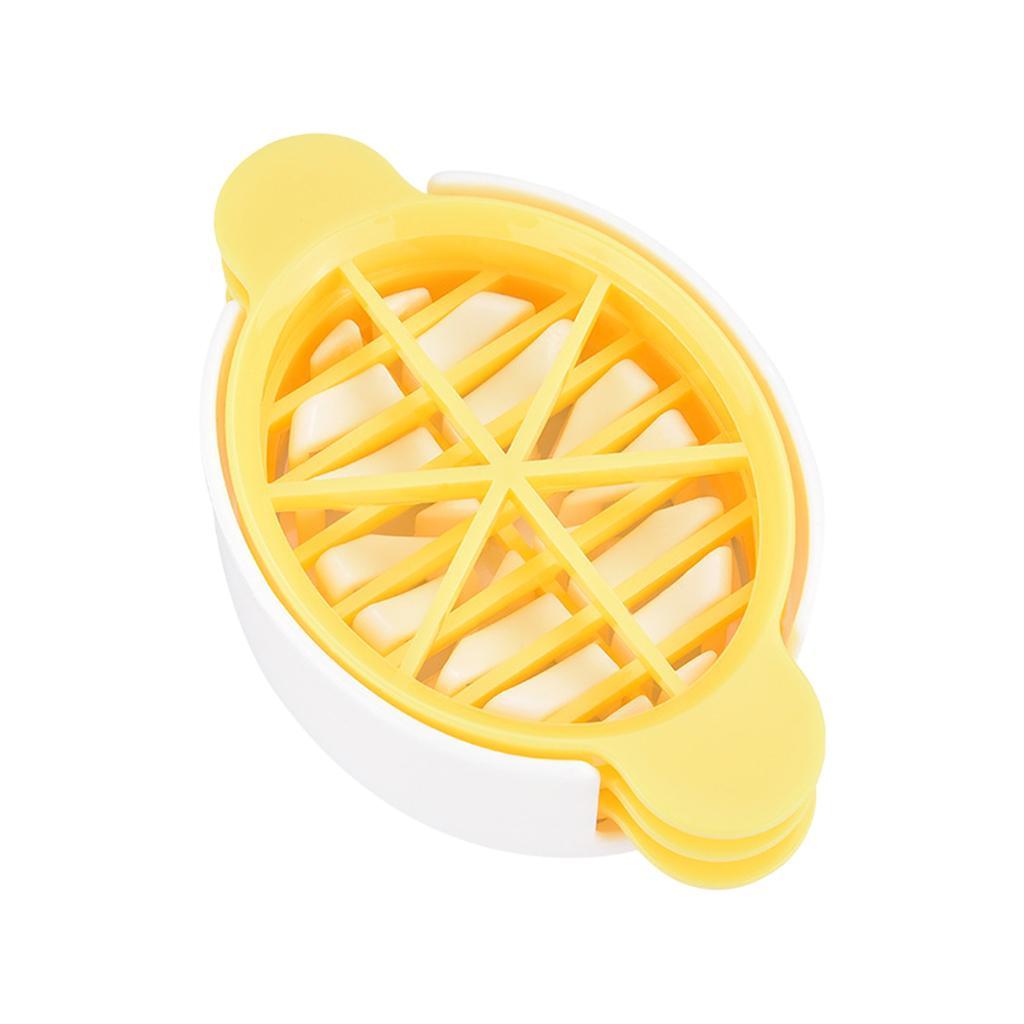 Egg Slicer Multifunctional Cutting Food for Cooking Soft Fruits yellow