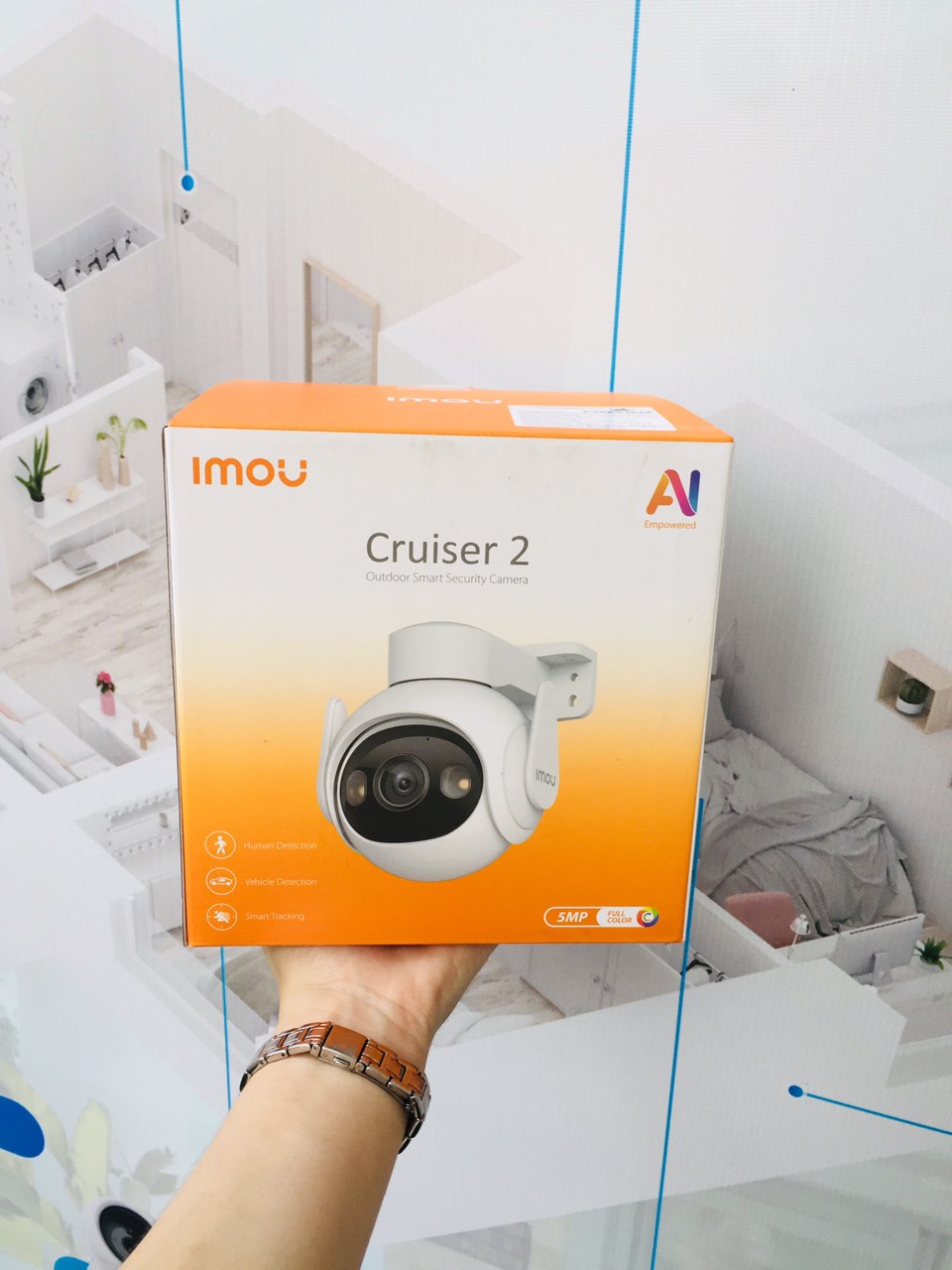 AI Camera Wifi IMOU GS7EP-5MP-3K - Hàng chính hãng