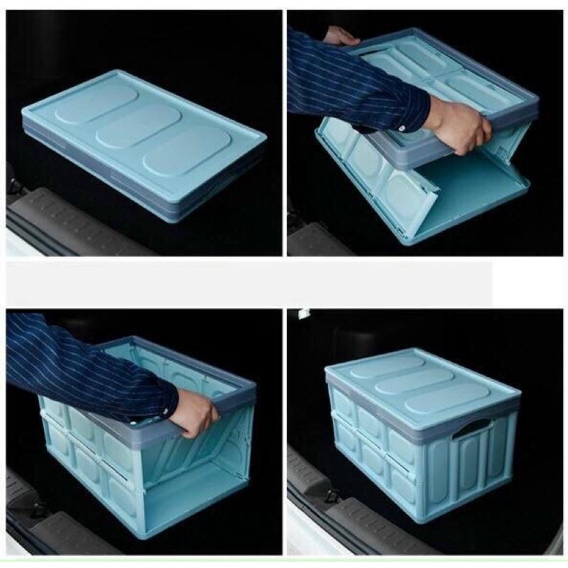 Hộp chưa đựng đồ gập gọn cất cốp xe ô tô xe hơi