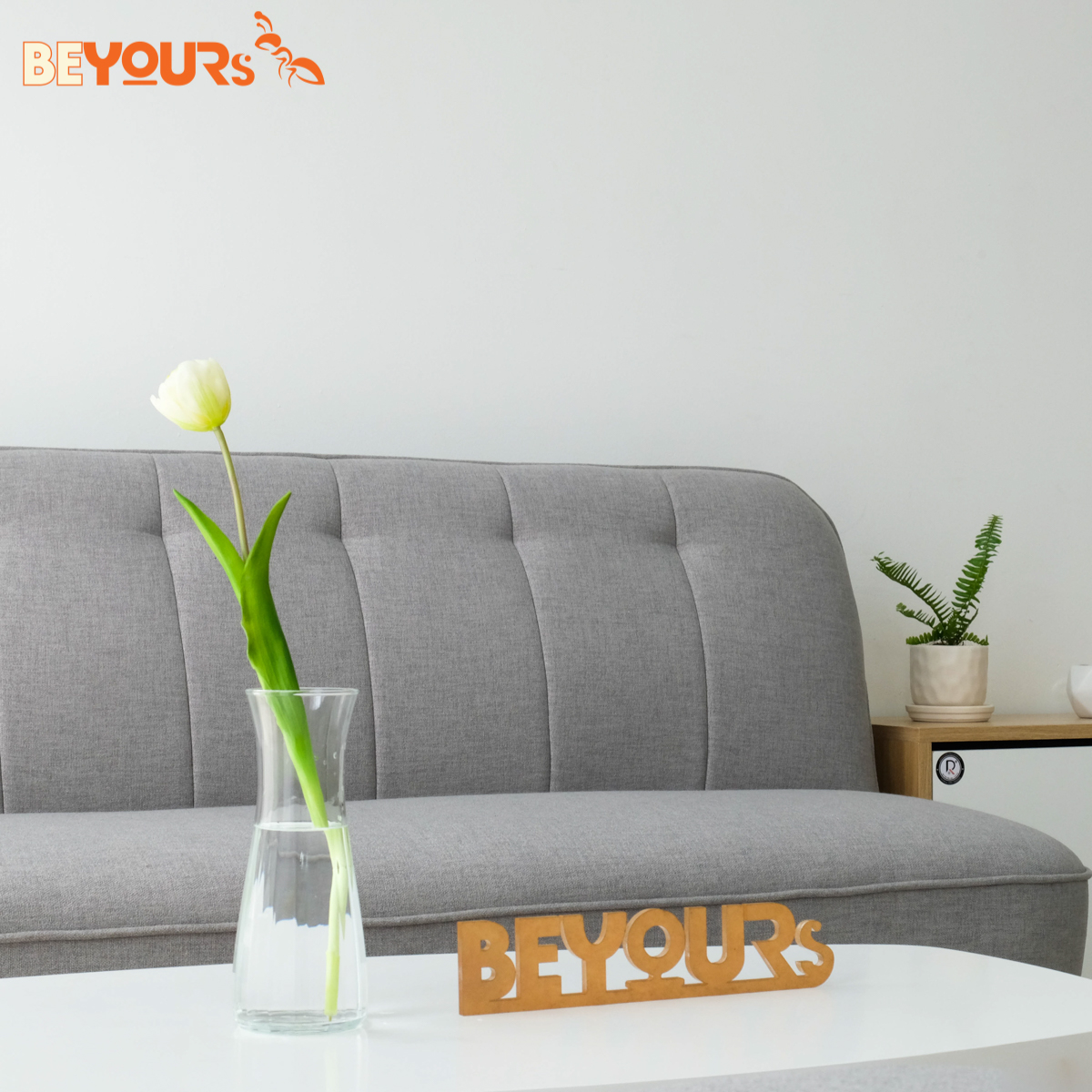 Ghế Sofa Giường Vải Thông Minh BEYOURs Bumbee Sofa Bed Đa Năng Nội Thất Phòng Khách - Xám