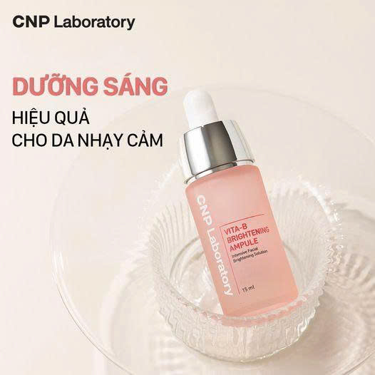 Tinh Chất Hồng 7 Loại Vitamin B Phục Hồi Và Làm Sáng Da CNP Laboratory Vita-B Brightening Ampule 15ml