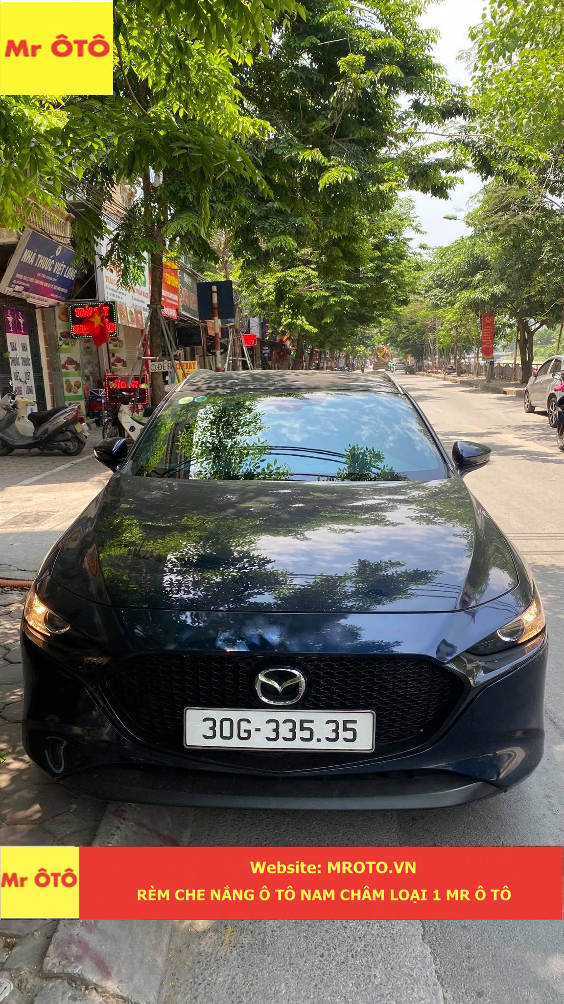 Rèm Che Nắng Xe Mazda 3 Hatback 2020-2021 Loại 1 Mr Ô Tô