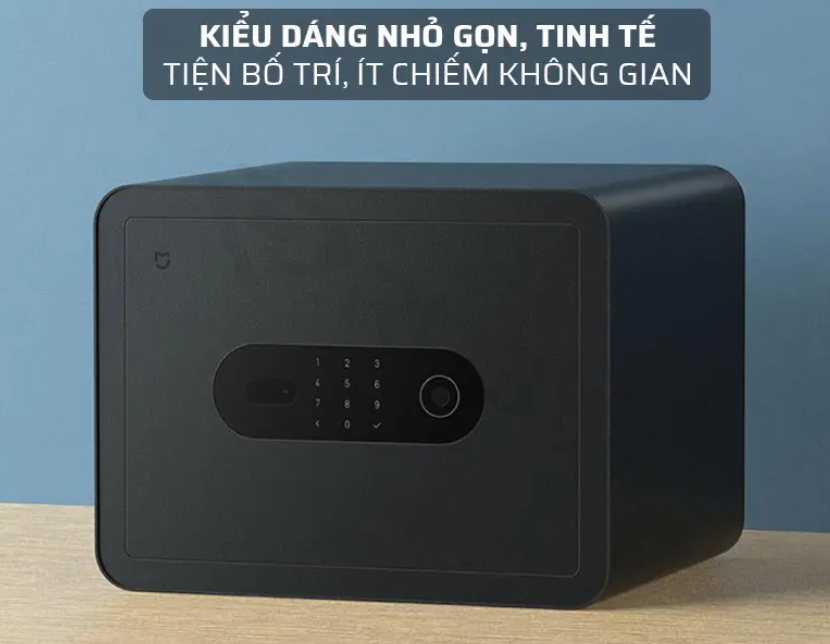 Két Sắt XIAOMI Mijia Sử Dụng Vân Tay Thông Minh 6 Chế Độ Mở Khóa, Áp Dụng Công Nghệ Cao Báo Động, Kết Nối App Thông Minh - Hàng Chính Hãng