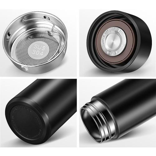 Bình Giữ nhiệt Inox 500ml 2 Lớp Cao Cấp thông minh có Đèn LED hHển Thị Nhiệt Độ - Nhỏ Gọn, Sang Trọng