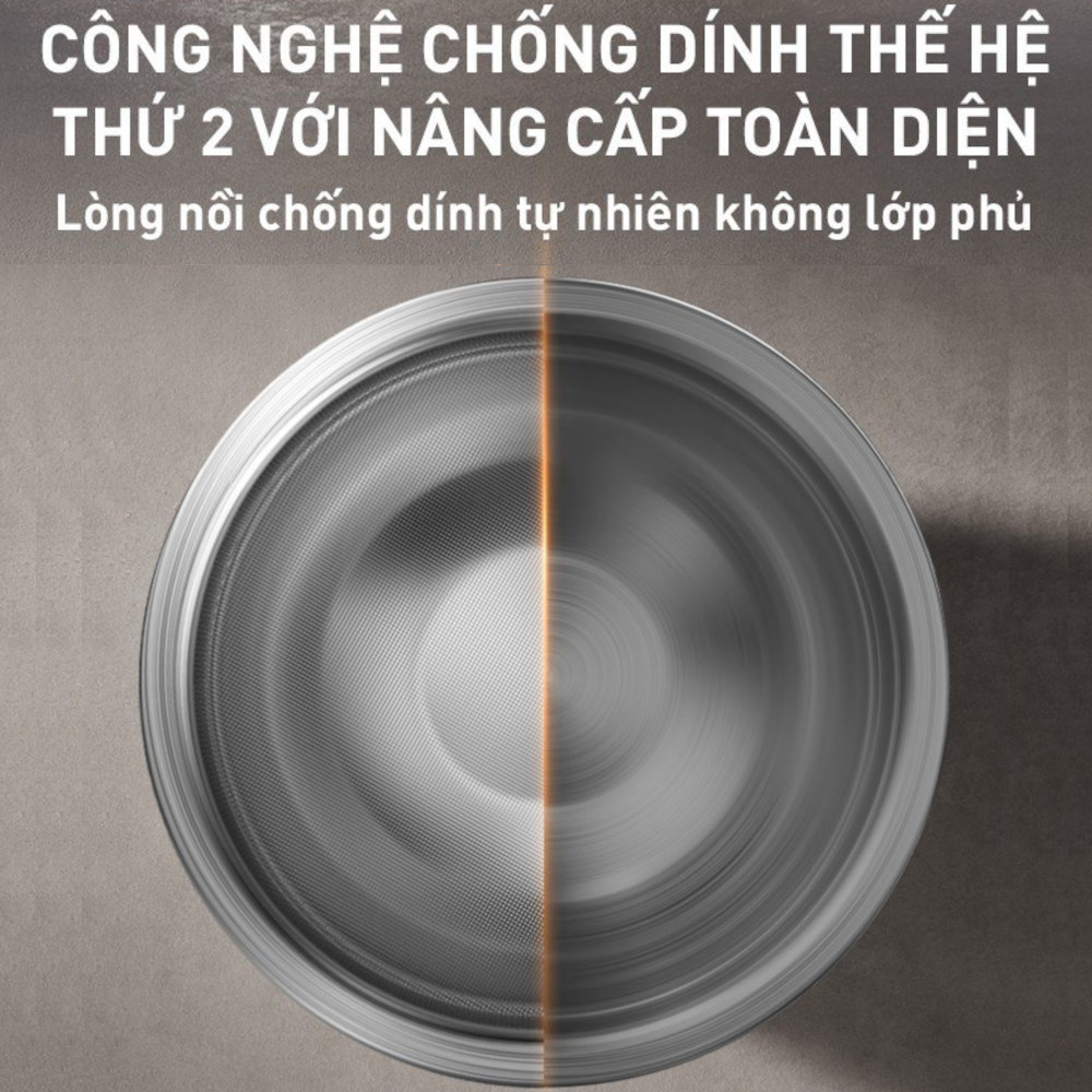 Nồi cơm điện tử cao tần ruột Inox chống dính tự nhiên Hàn Quốc JNRC-401 dung tích 1.5L - Hàng chính hãng