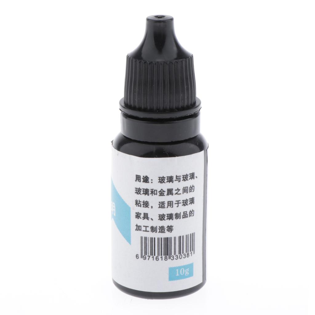 10g Clear UV Resin Hard Glue Ultraviolet Curing for Jewelry, Metal Glass Bonding