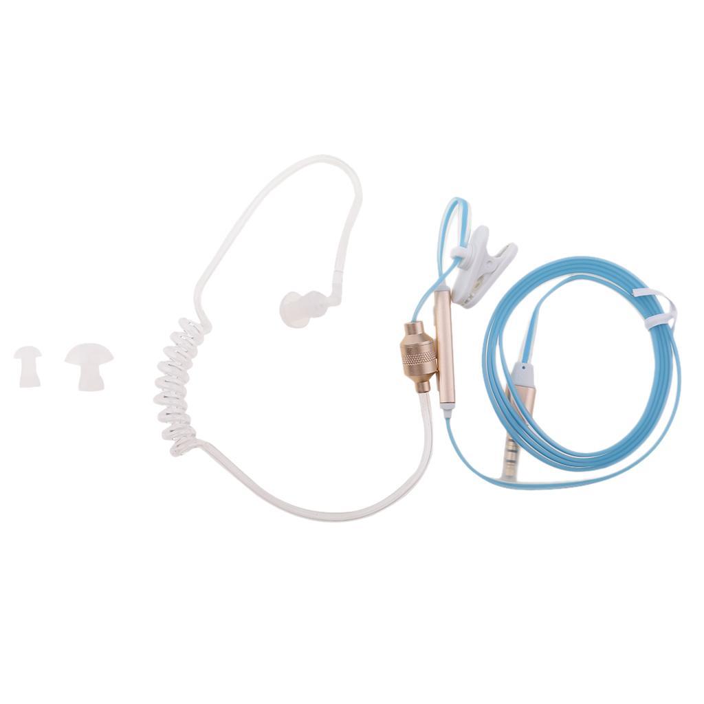 Cell Phone Anti- Mono Earphone Stereo Air Tube .5mm