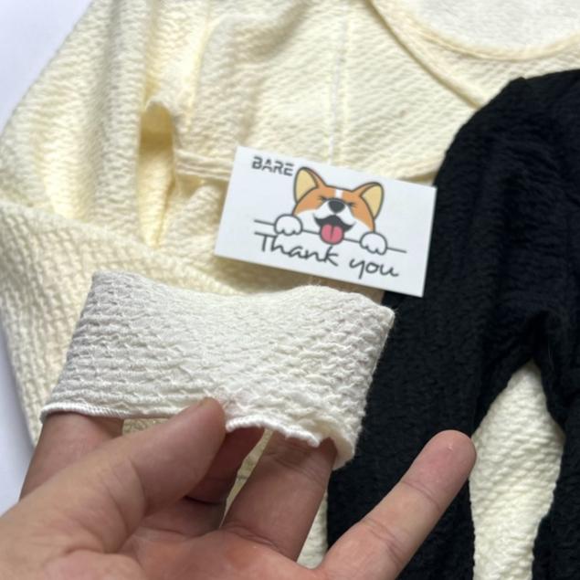 Áo kiểu tay dài nữ phối dây chéo phong cách Hàn Quốc thời trang quyến rũ cho nữ chất vải xốp mới lạ - AO0155