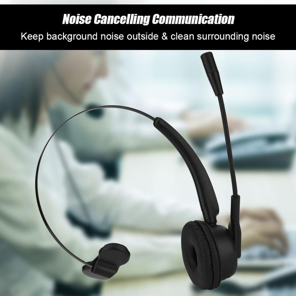 Trung Tâm Gọi Tai Nghe Bluetooth Tai Nghe Không Dây Trên-Đầu Tai Nghe Chống Ồn Với USB Cho Xe Tải Xe Trình Điều Khiển Văn Phòng điện Thoại